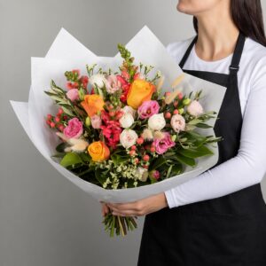 Florist Choice - Peach Rose Bouquet.