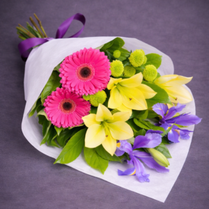 Vibrant Bouquet Backdrop –