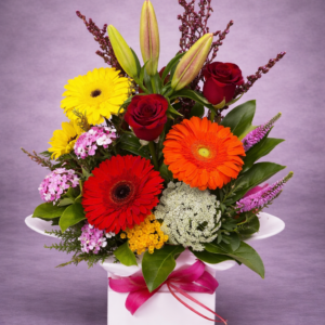 Vibrant Floral Bouquet in Full Bloom